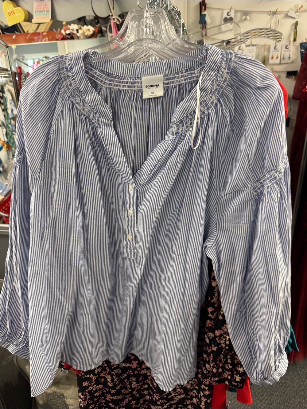 Sonoma striped top xl // 091957
